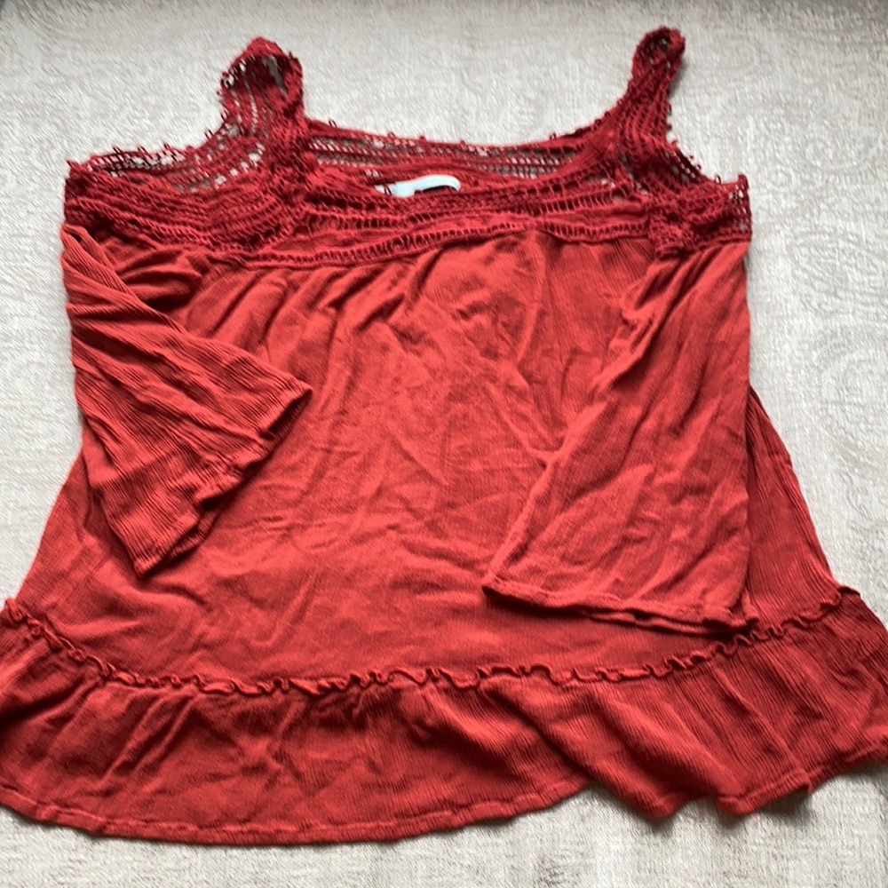 Maurices open shoulder top